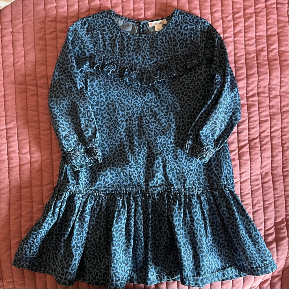 Crewcuts Leopard Tiered Dress